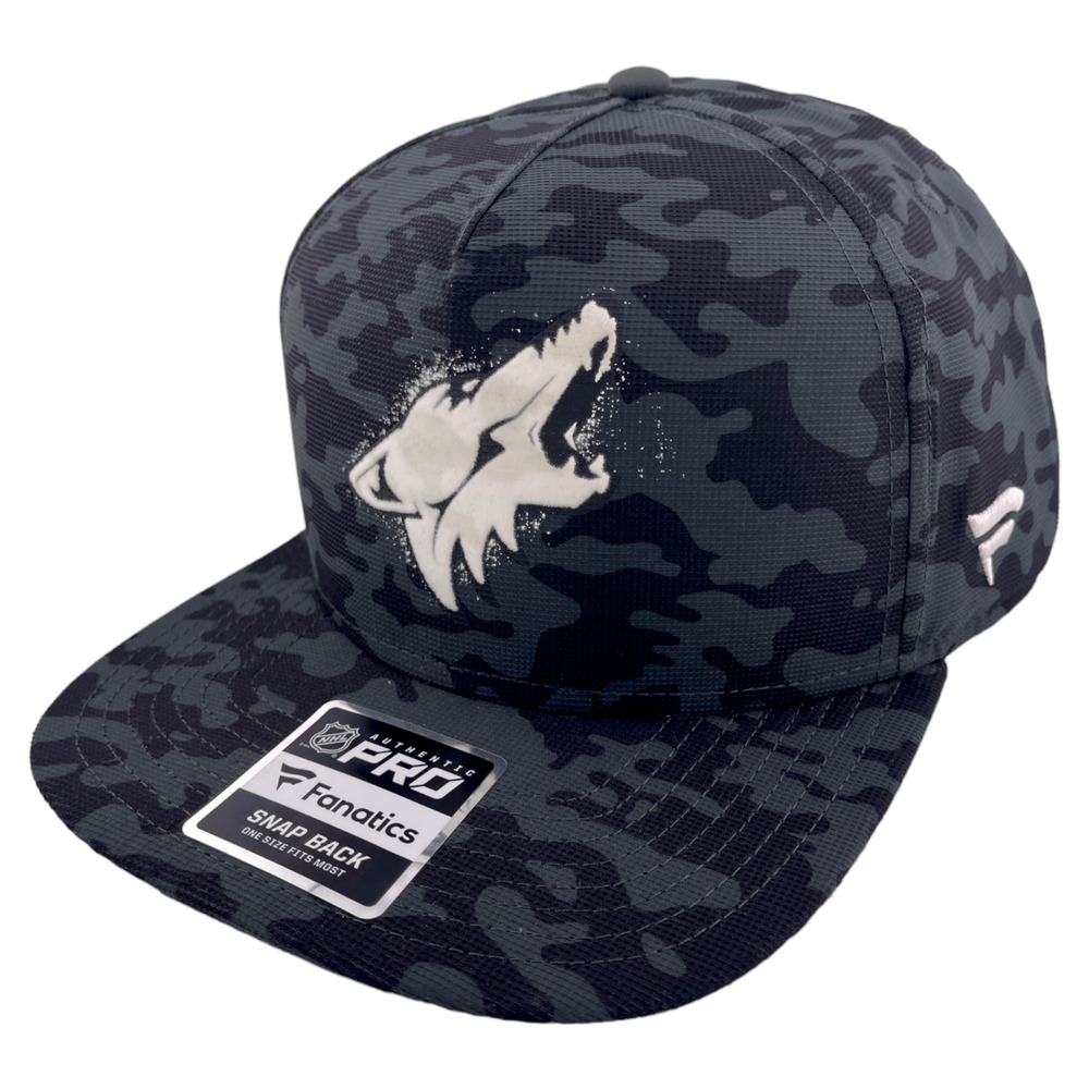 Fanatics Arizona Coyotes NHL Hockey Military Appreciation‎ Pro Snap Back Hat Cap